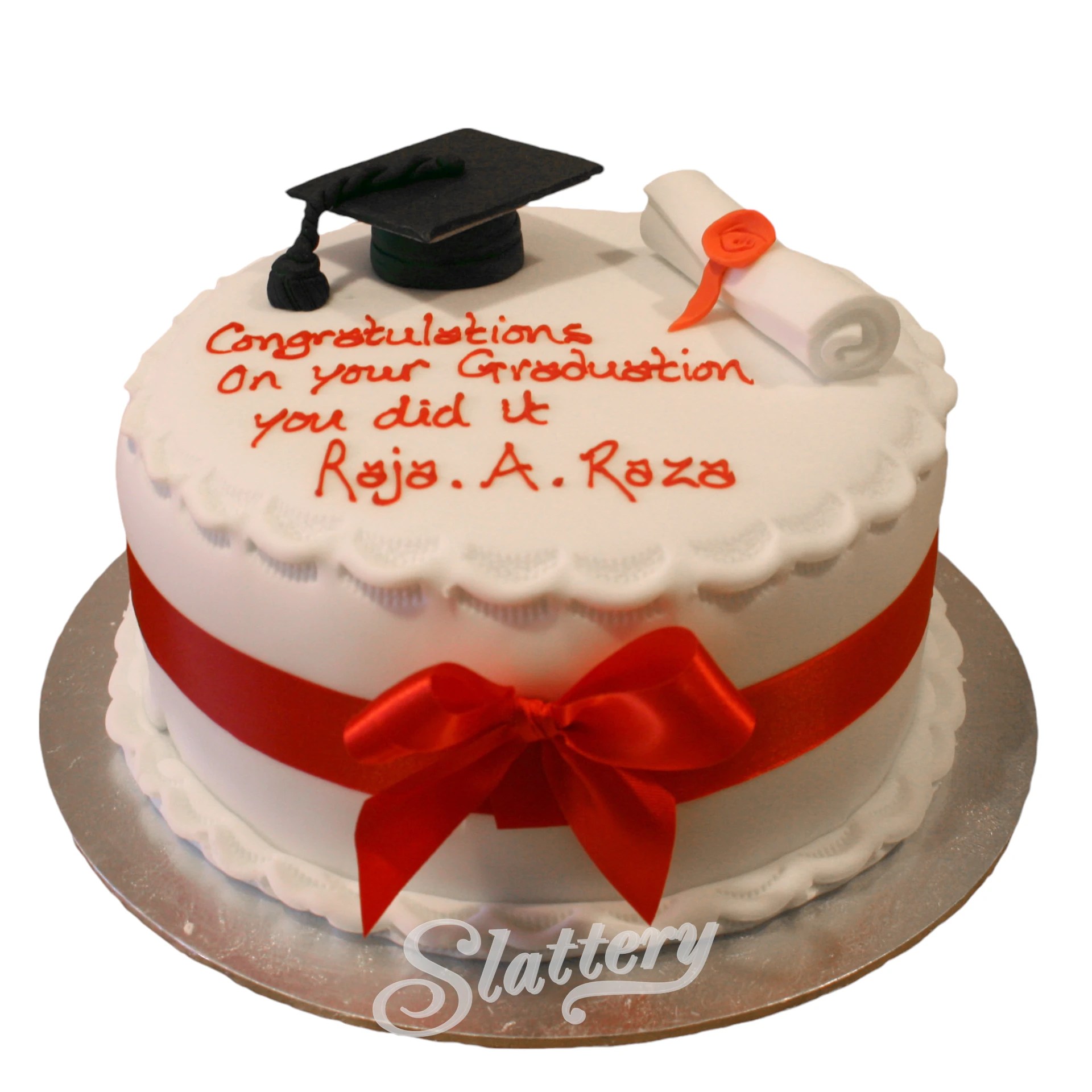 Graduation Chocolate Drizzle Cake Cake Slattery
