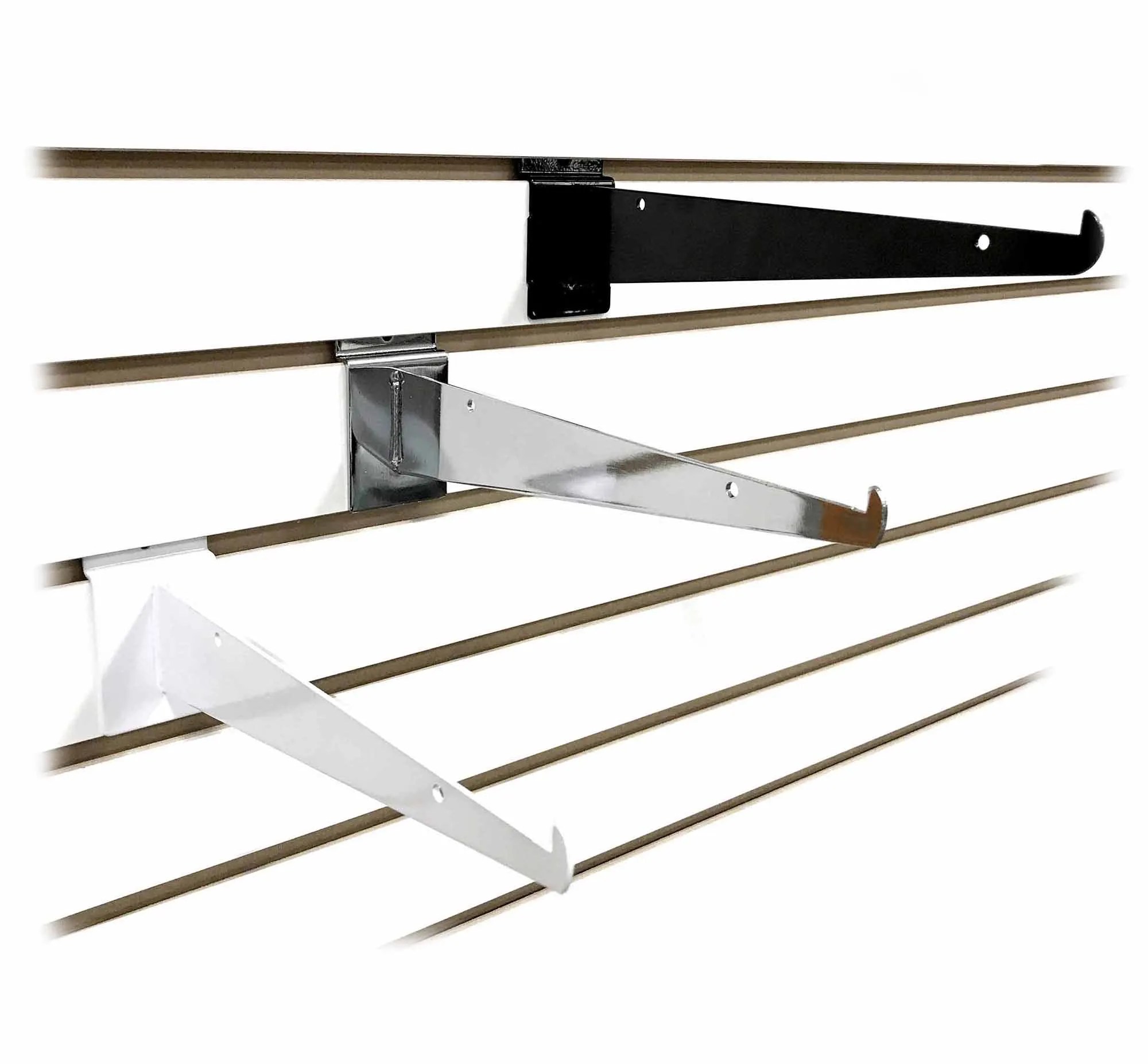 10 Inch Deep Slatwall Shelf Brackets Slatwall World