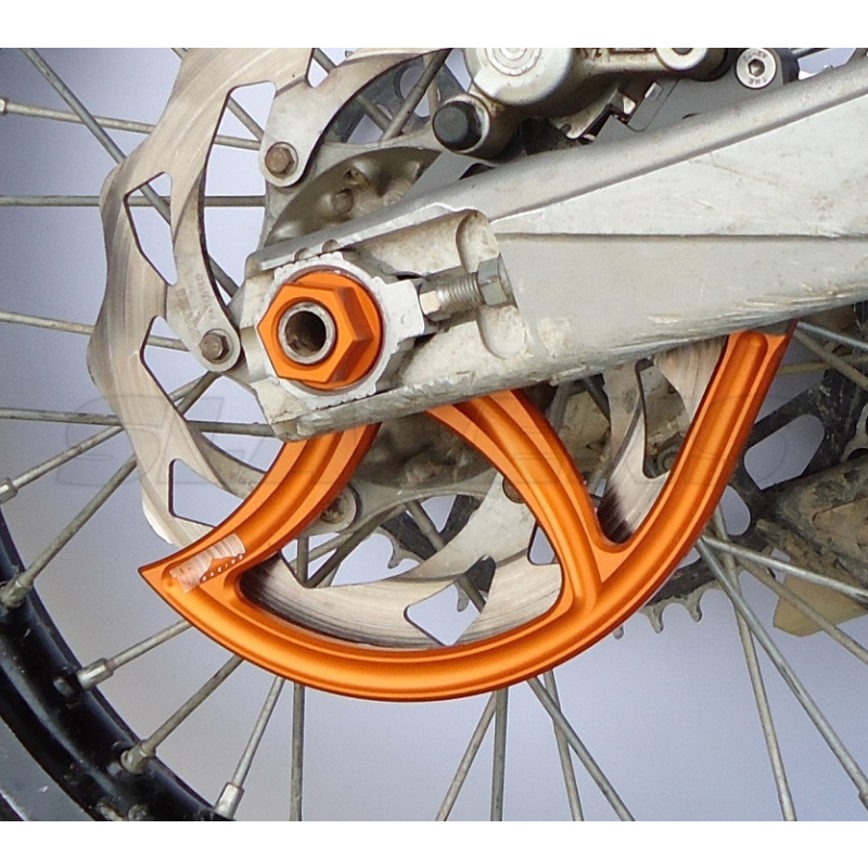 Front Axle Nut KTM Husqvarna blue or orange anodized