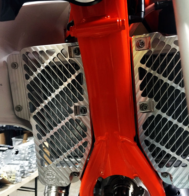 KTM Radiator Guards Bulletproof Designs Radiator Guards KTM Freeride