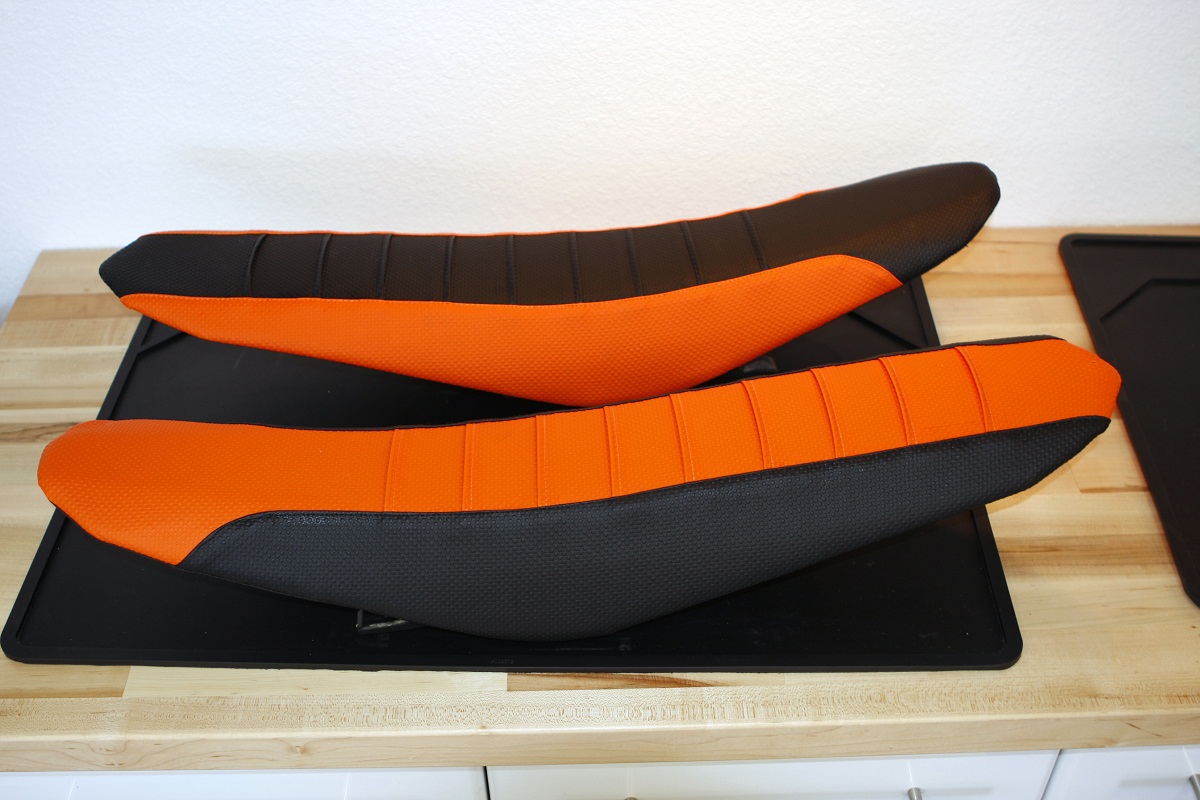 Pleated Gripper Seat Covers for KTM by Flu Designs