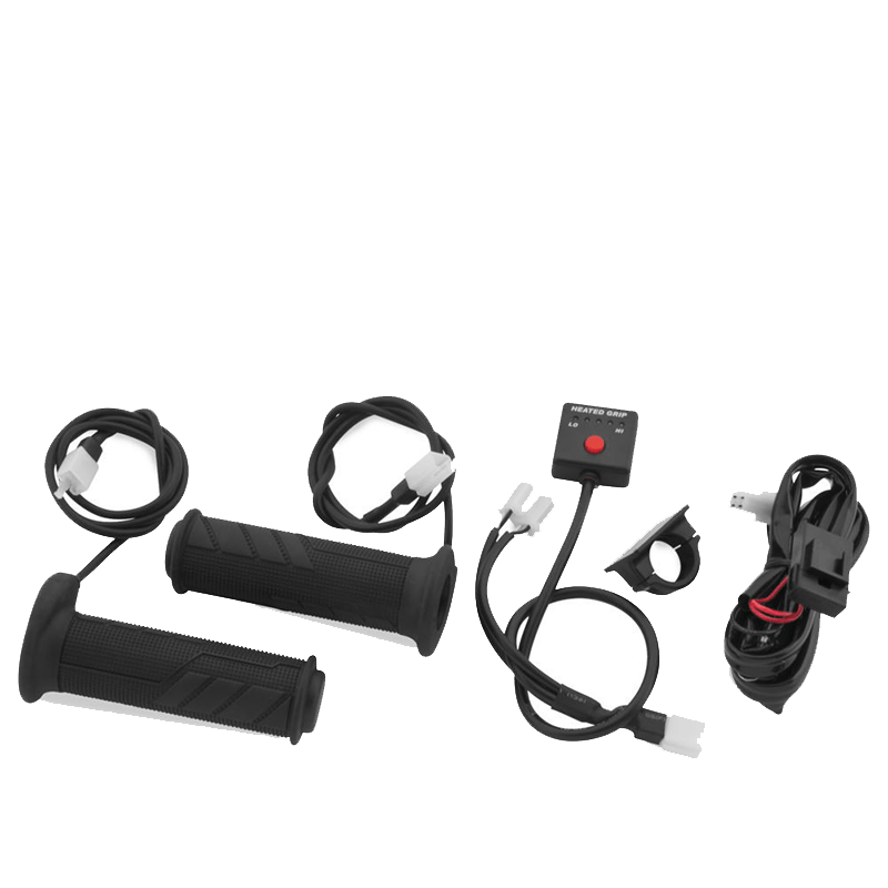 Heated Grips with LCD Voltage Display by BikeMaster Slavens Racing