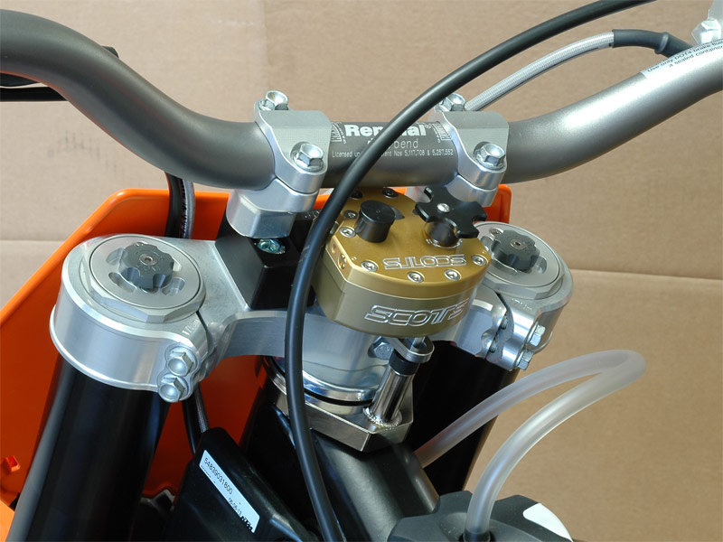 Scotts Steering Damper SubMount Kit for KTM 125530 Slavens Racing