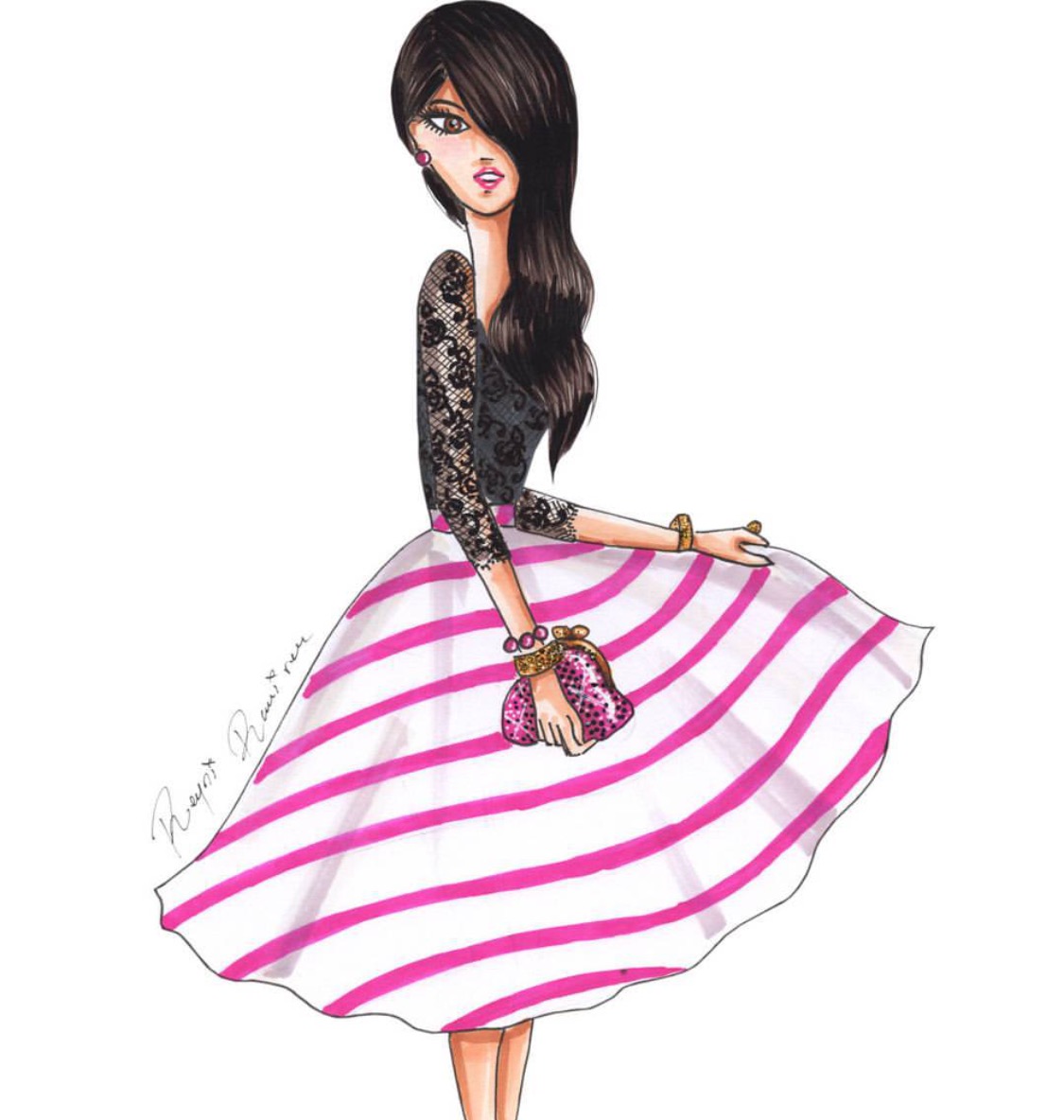 Unique handmade chic Art Slaylebrity