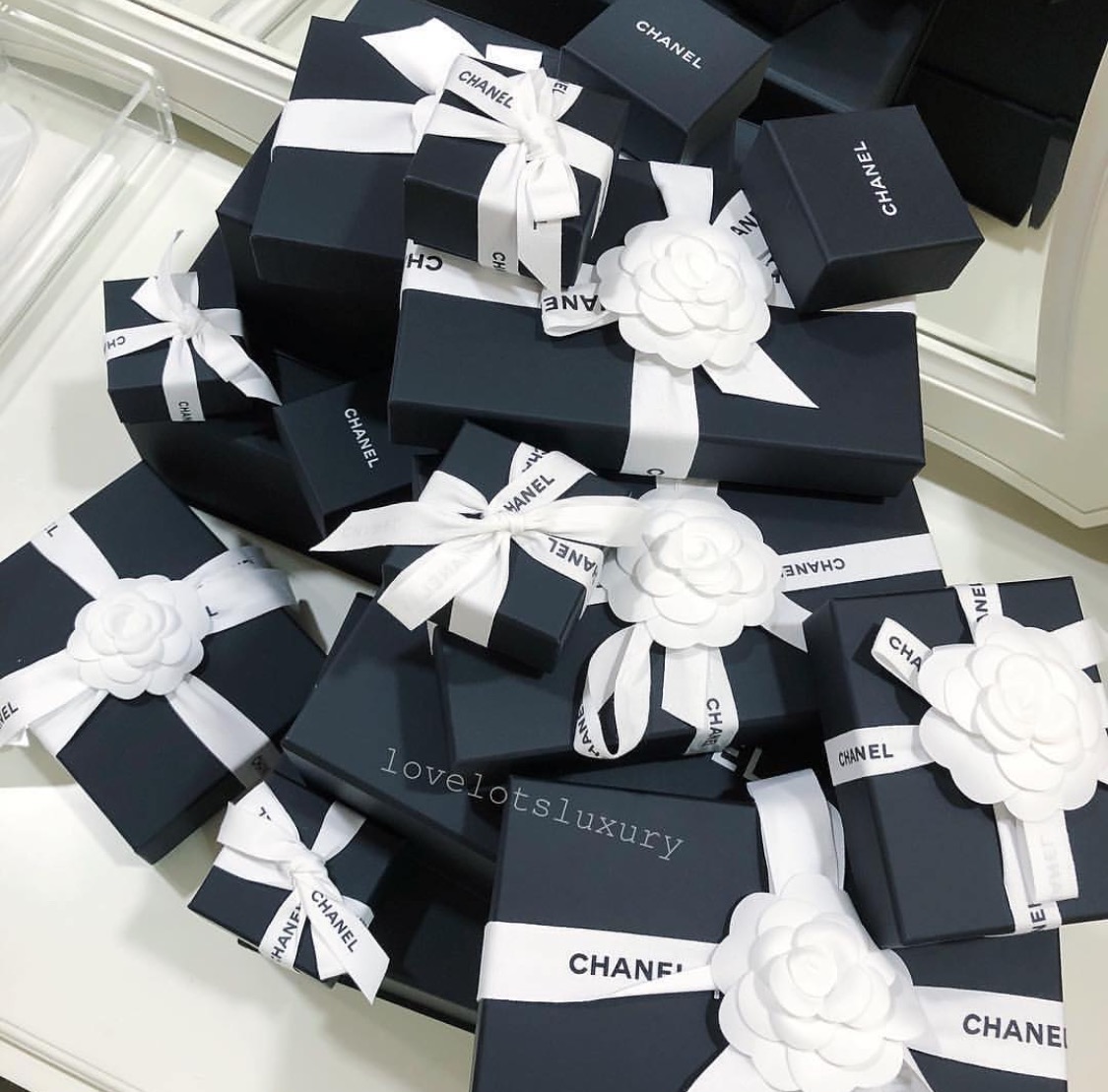 Boxes and boxes of pure Chanel Slaylebrity