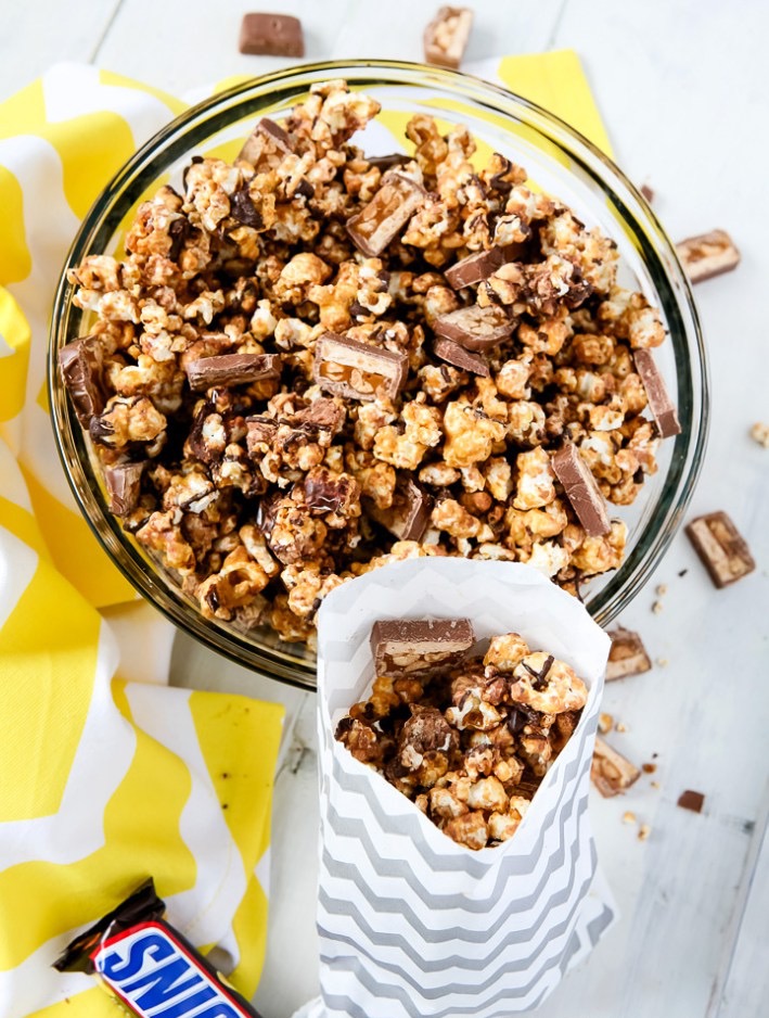 Snickers Popcorn Health and Testy Food Slaylebrity