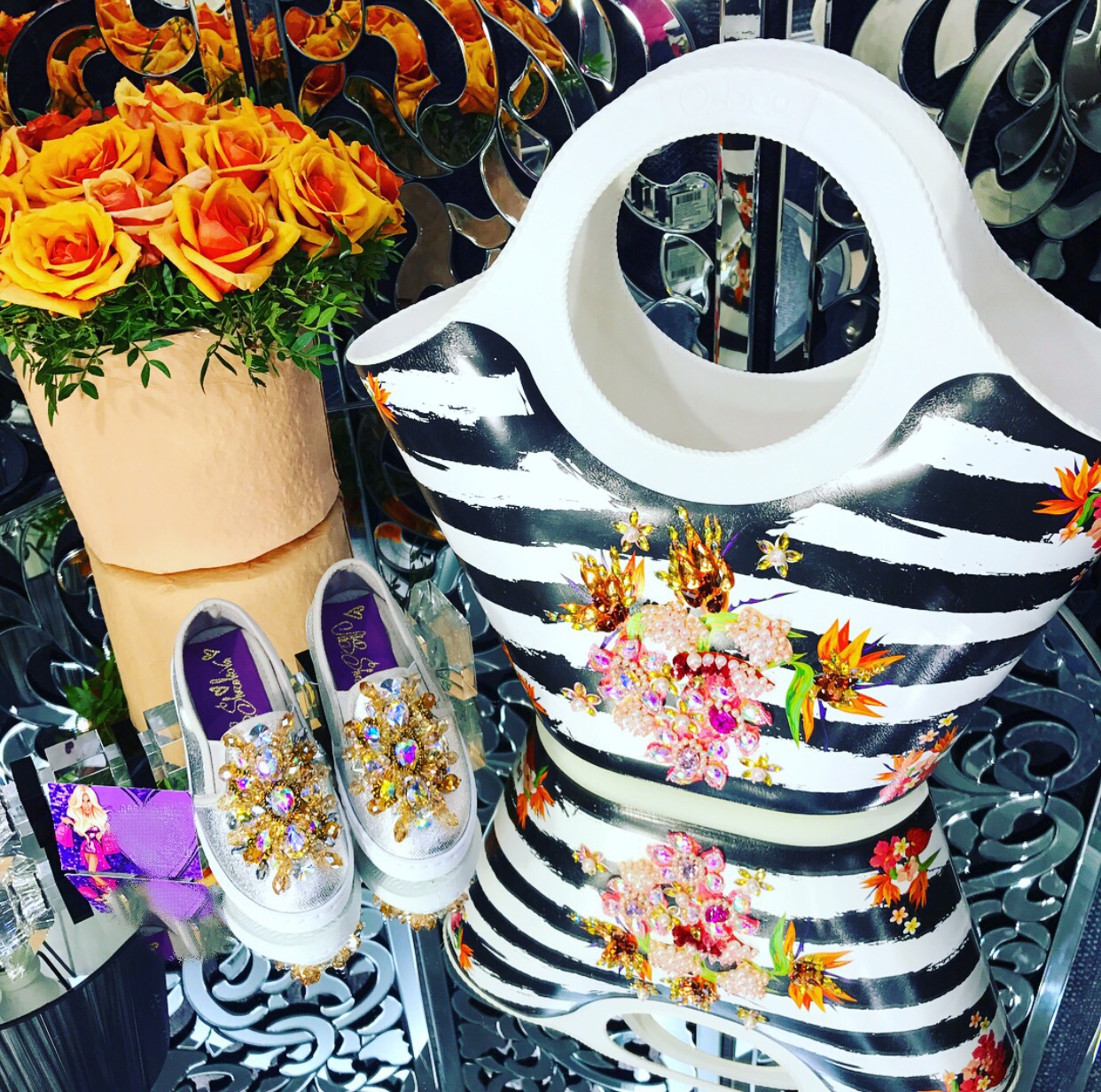 Embellished resort accessories Fashion Slaylebrity