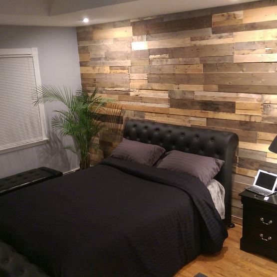 Adding a Reclaimed Wood Wall - Sustainable Lumber Company (555 x 556 Pixel)