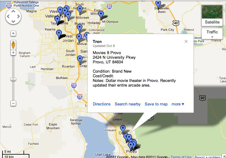 New Pinball Map Updates SLC Pinball