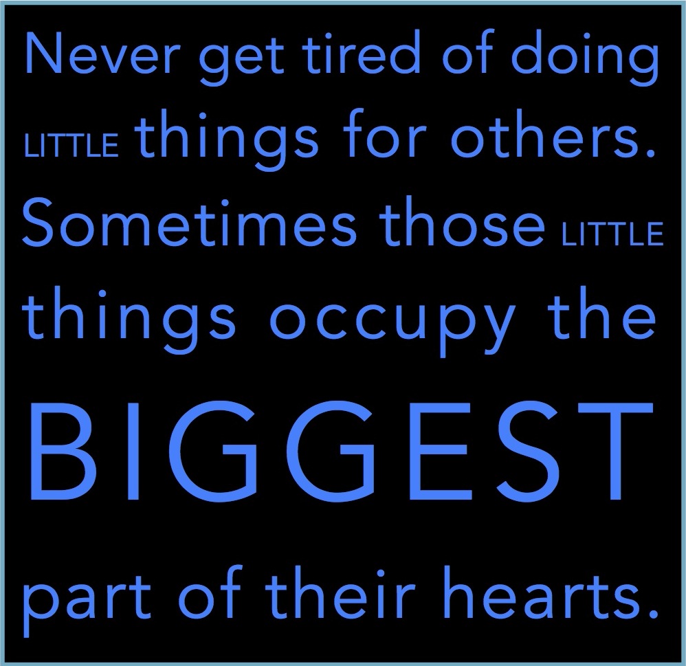 little things mean a lot quotes Little Things Mean A Lot | I Teach Kids