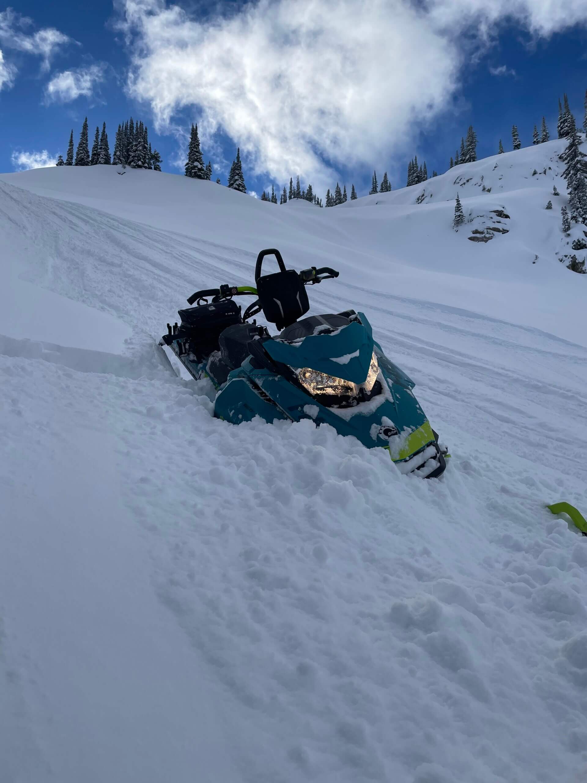 Snowmobiling Golden BC Quartz Gorman Silent Pass Grooming