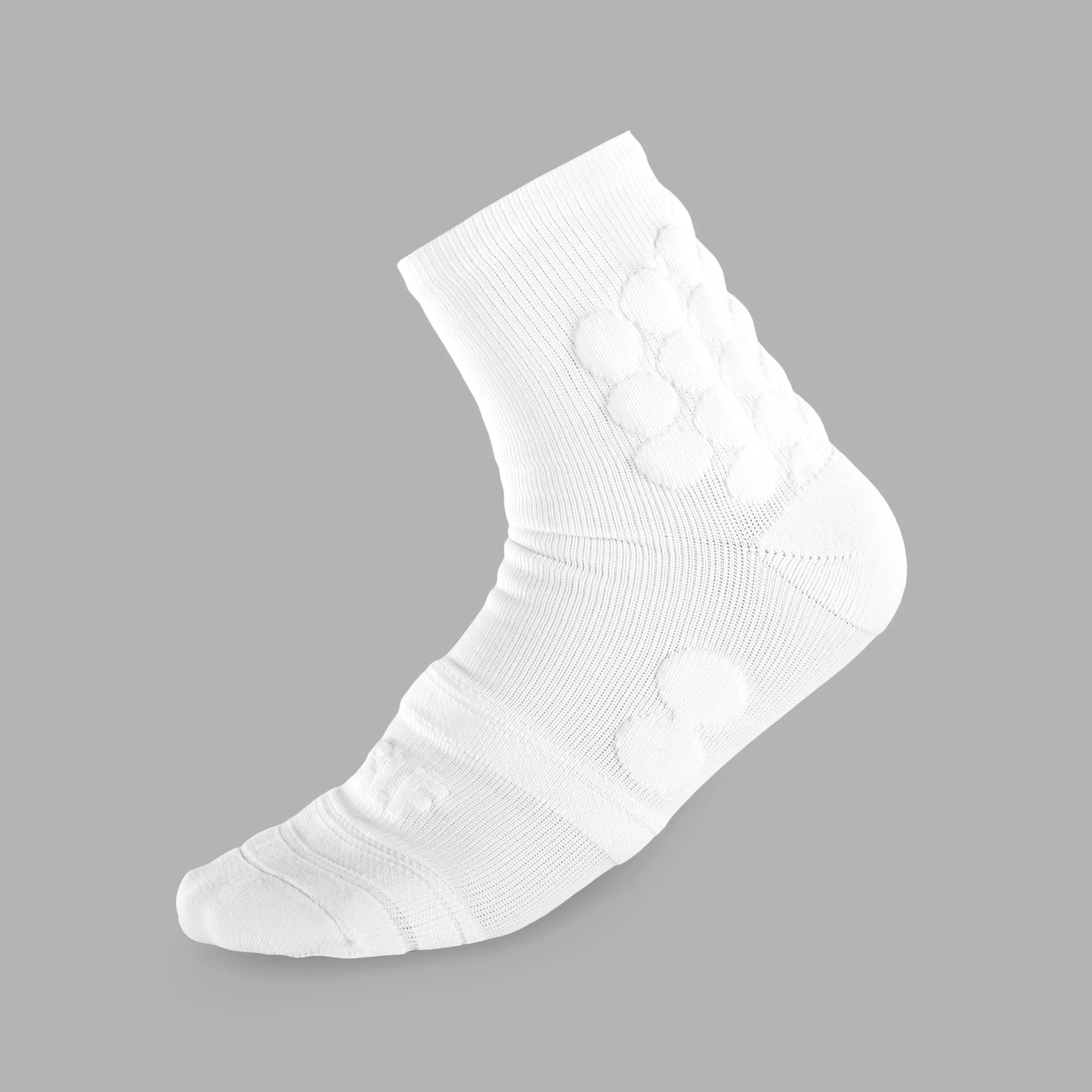 Basic White Football Padded Short Socks SLEEFS