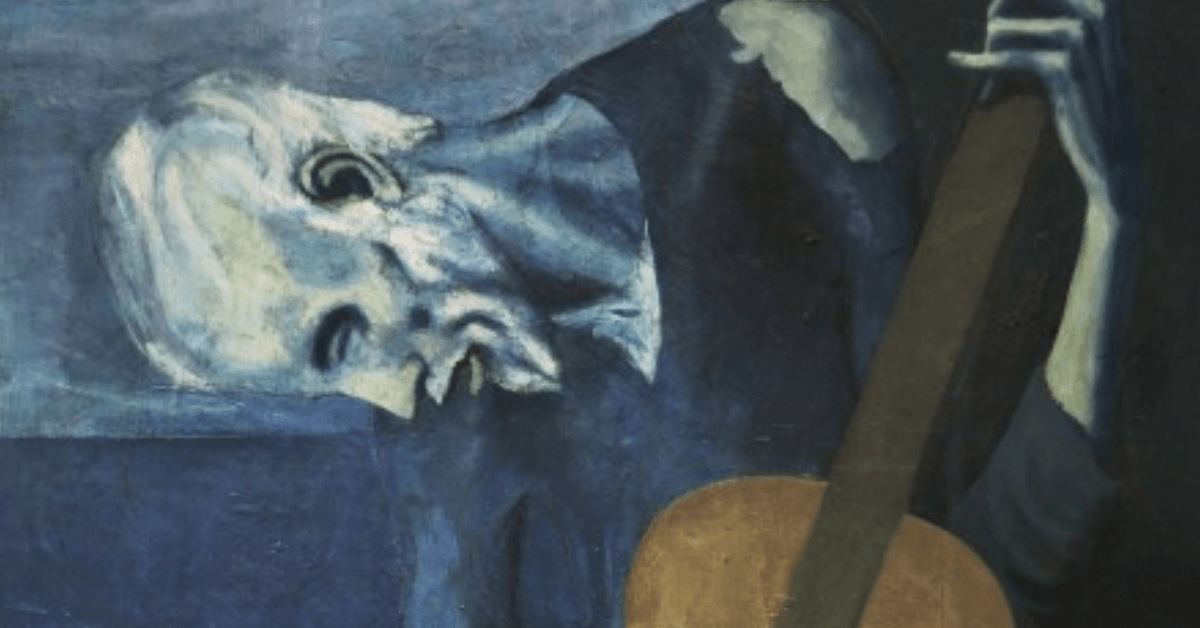 The Old Guitarist Pablo Picasso Sleep, Meditation, Health & Wellness