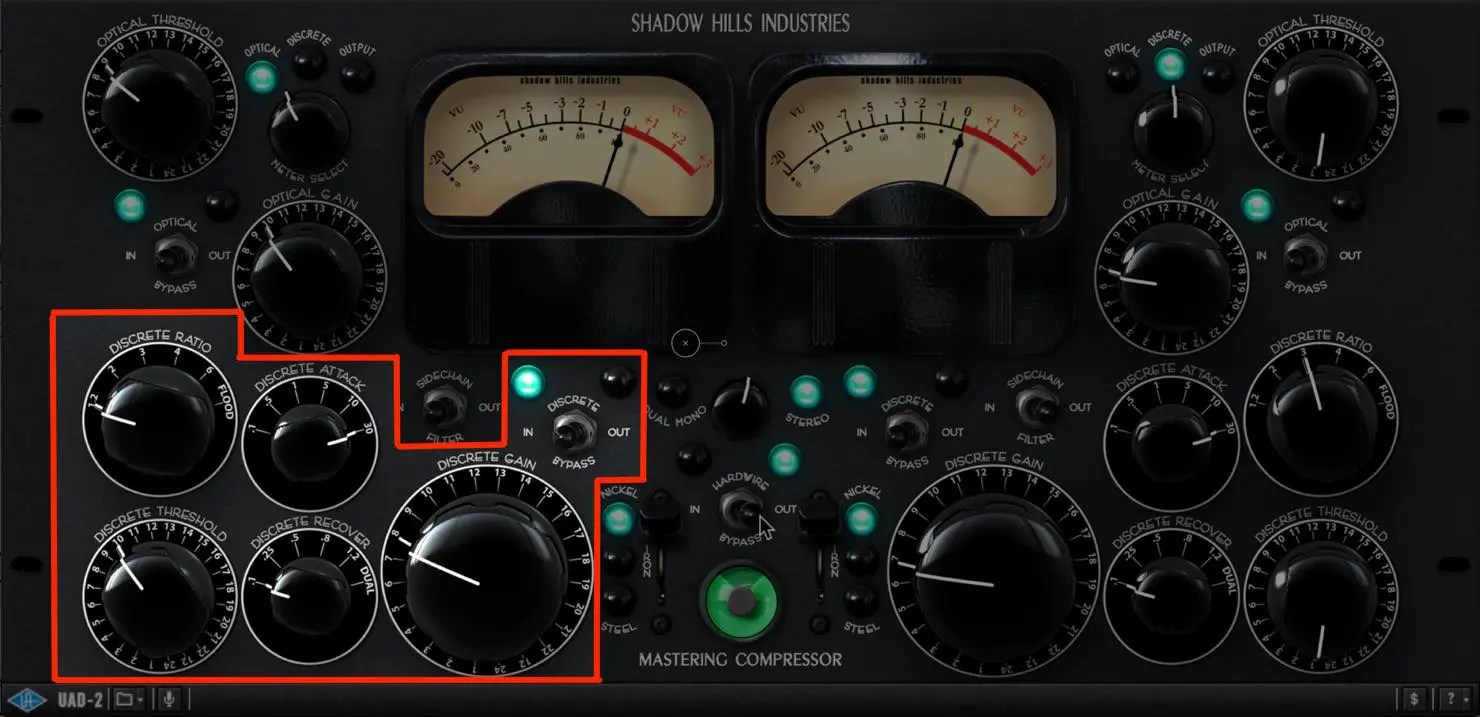 UAD Shadow Hills Mastering Compressorの実力 使い方