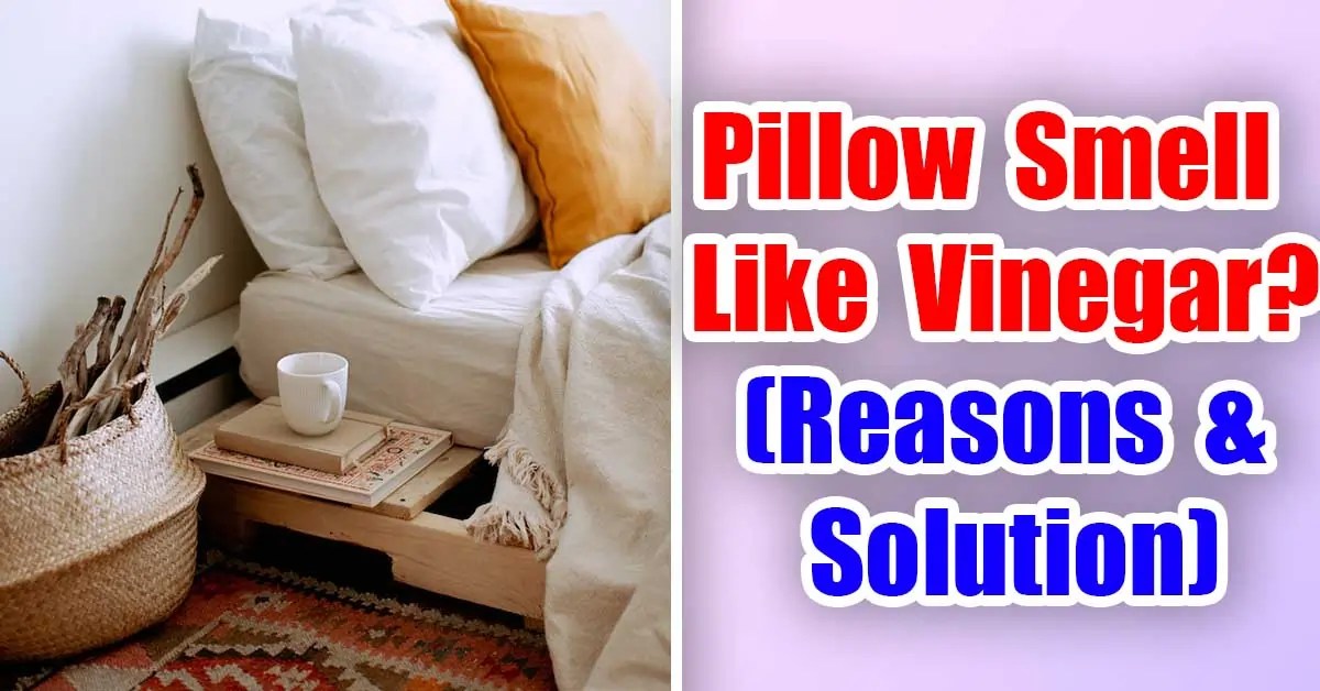 Pillow Smell Like Vinegar? (7 Ways to Remove) 2023
