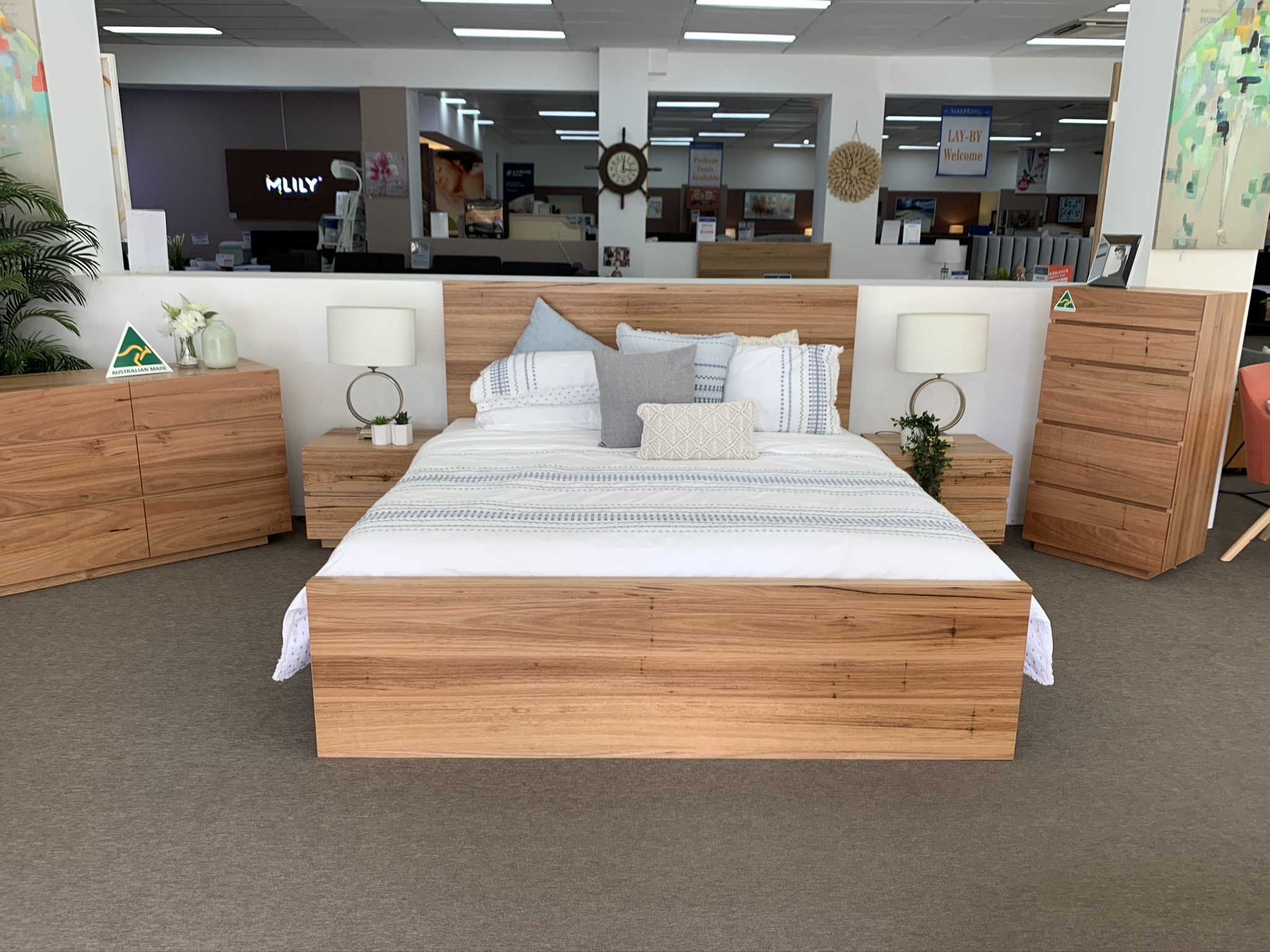 AUSTRALIAN MADE "YORK" BED FRAME Sleep King