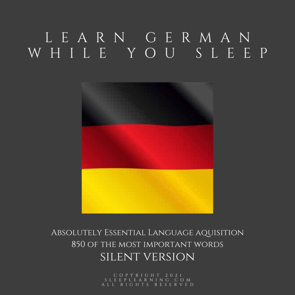 Learn German While You Sleep SLEEP LEARNING