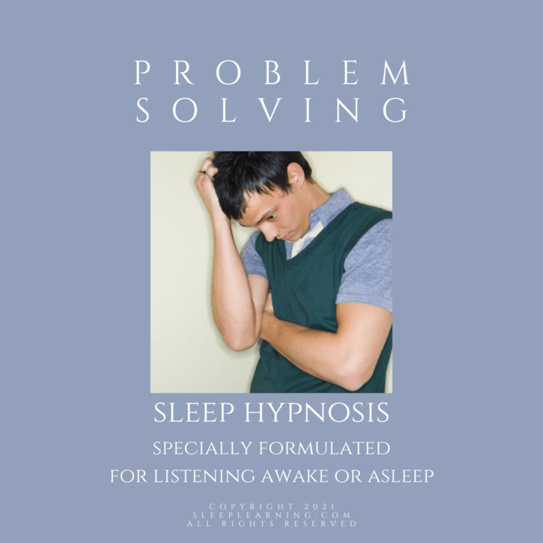 Problem Solving Sleep Hypnosis SLEEP LEARNING