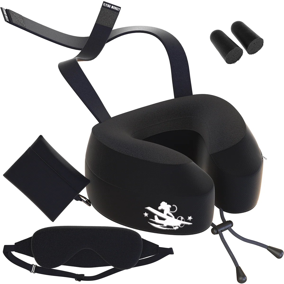 The Ultimate Comfort Combo Travel Pillow and Sleeping Mask for Stress