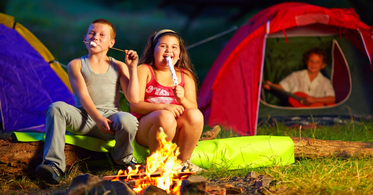 Backyard Camping Sleepover Ideas