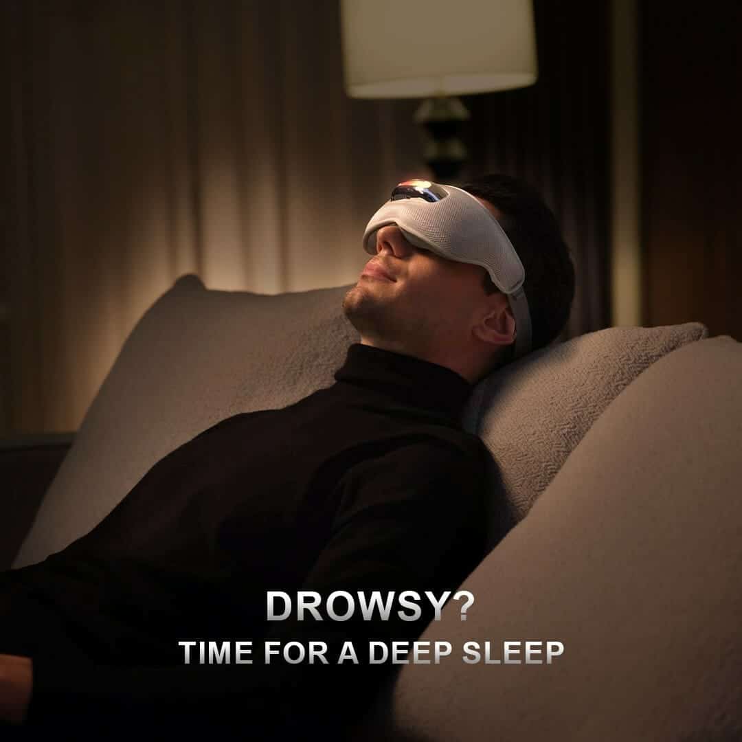 Eye Mask Combines Light, Heat, Massage for Nighttime Comfort Sleep Review