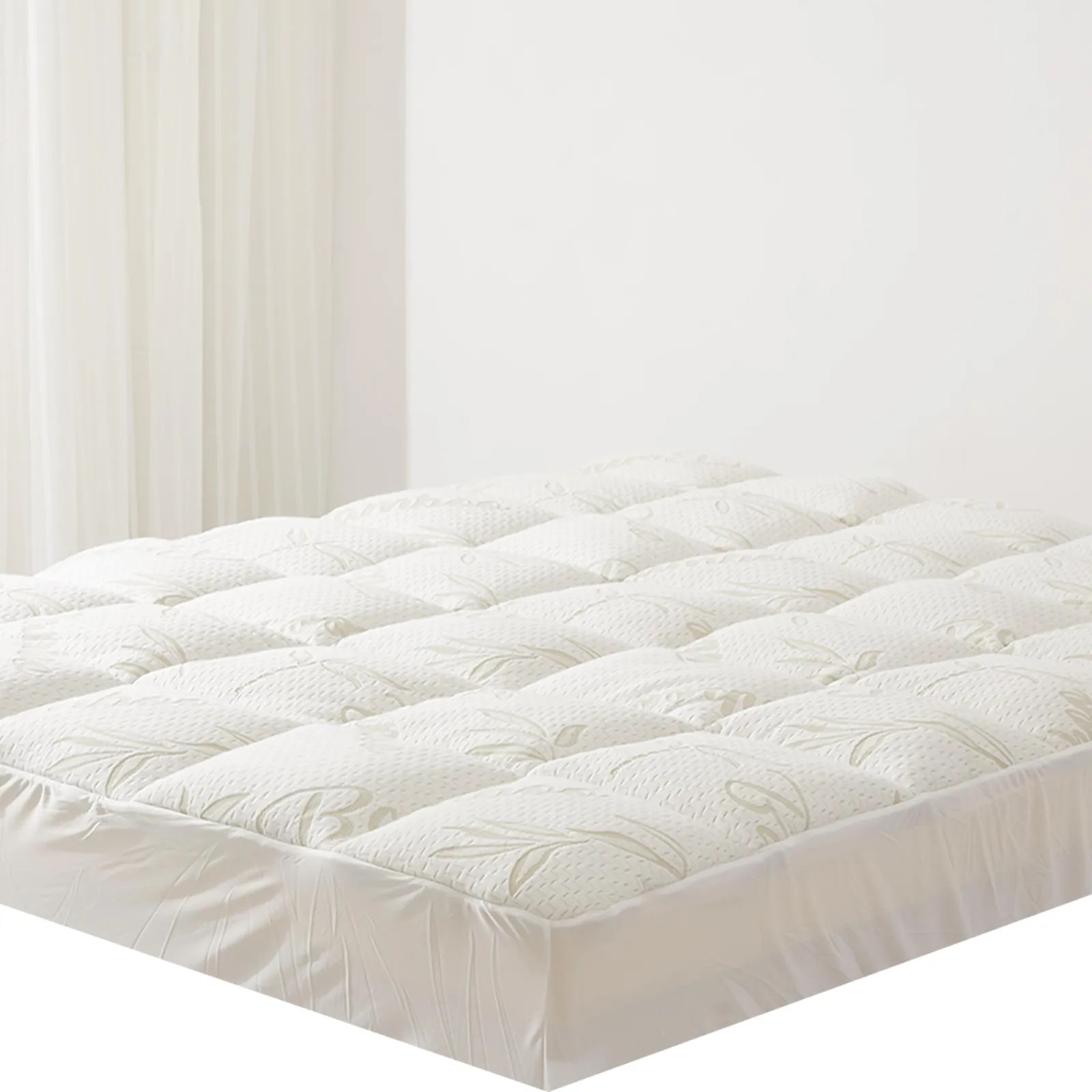 Bamboo Cooling Mattress Topper SLEEPSDEERThe High Quality Bedding