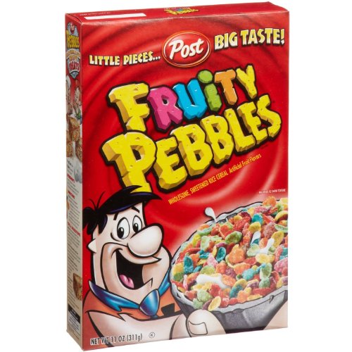 Post Fruity Pebbles Breakfast Cereal, 15 Oz Box (2 Pack) SleepyChef