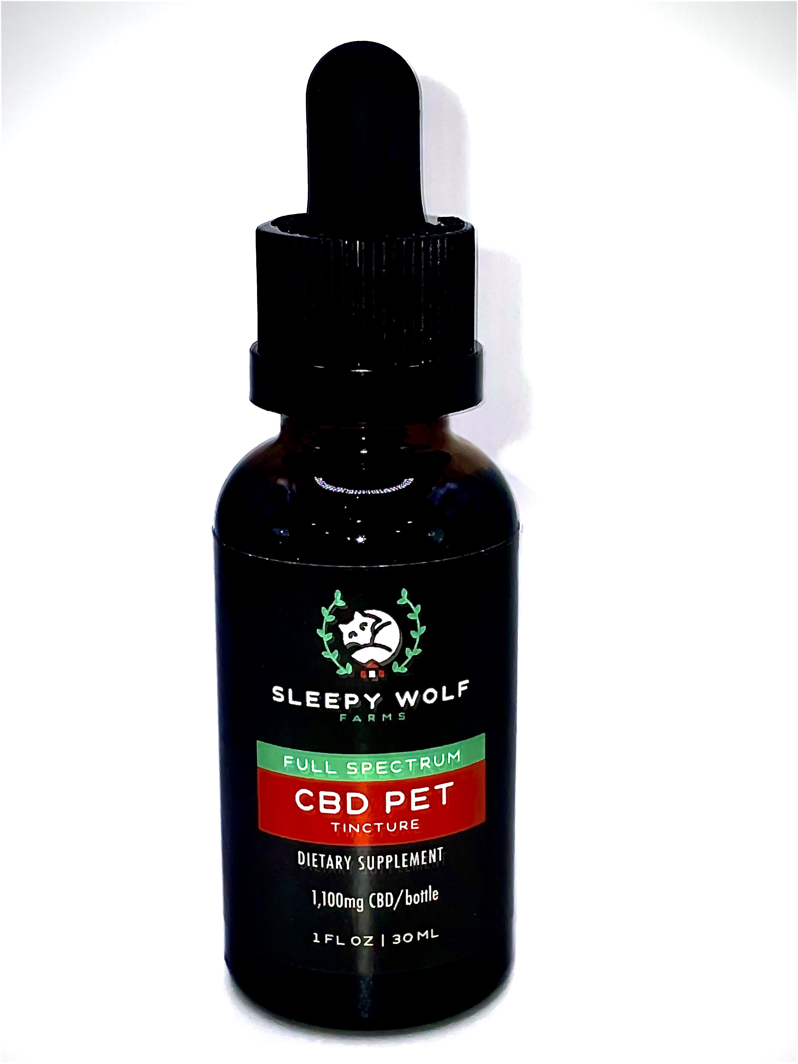 CBD Pet Tincture Sleepy Wolf Farms