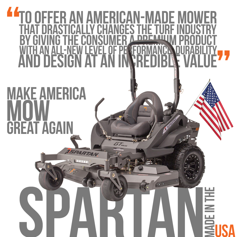SPARTAN American made with American Steel SLE Equipment