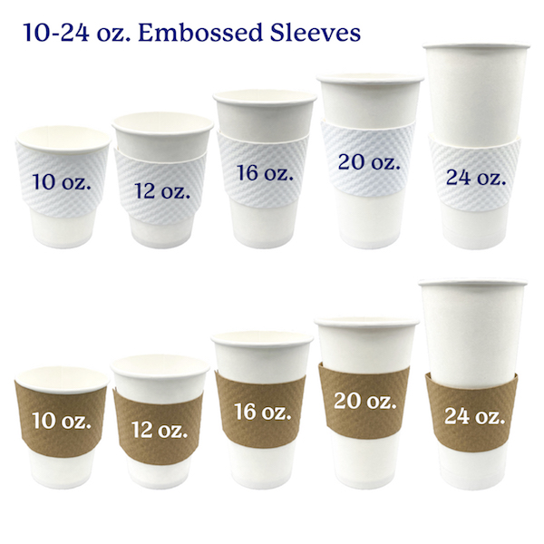 Premium White Embossed Sleeves Sleeve A Message