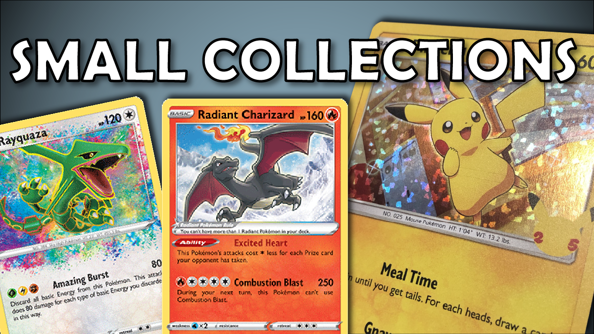 5 Small Easy To Complete Pokémon Sets Sleeve No Card Behind