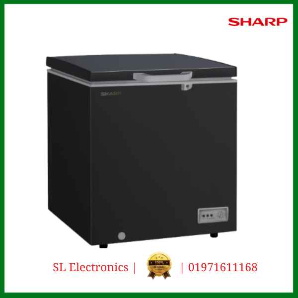 Sharp Freezer SJC188BK 160 Liters Black Sl Electronics