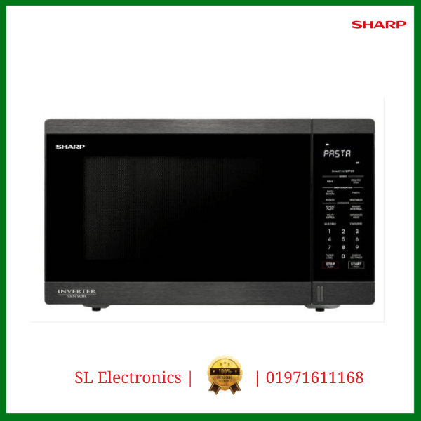 Sharp Solo Inverter Microwave Oven R395E (BS) 34 Liter Black