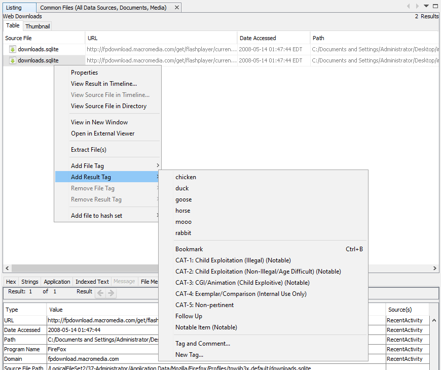 Autopsy User Documentation Tagging