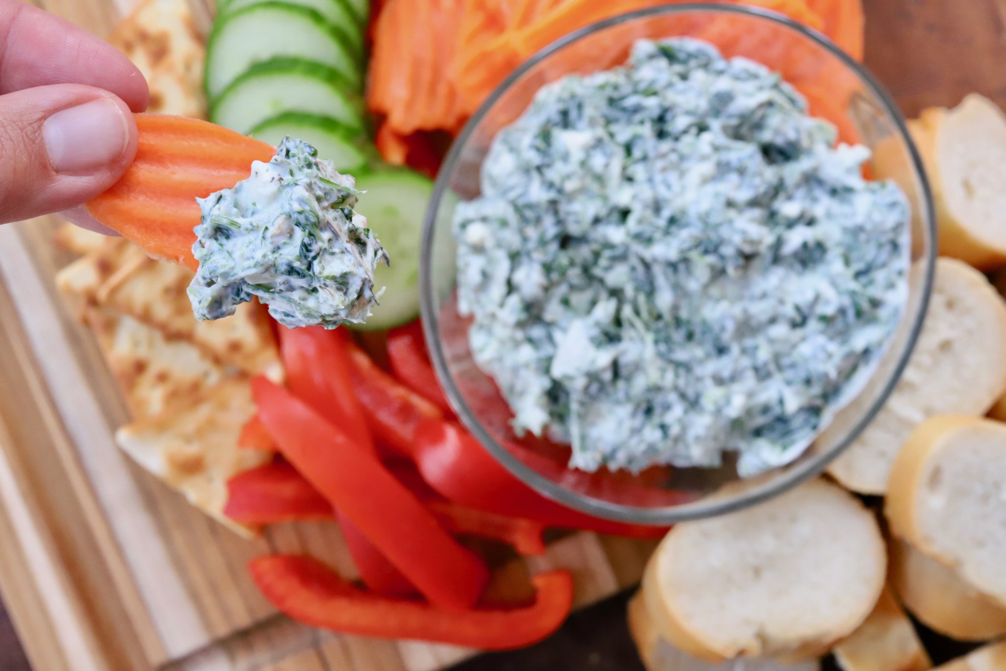 The Easiest Classic Spinach Dip Recipe Slice of Jess