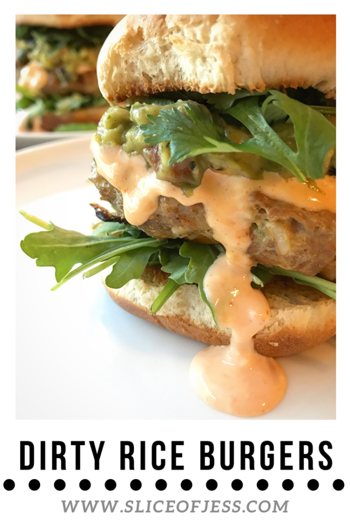Dirty Rice Burgers Slice of Jess