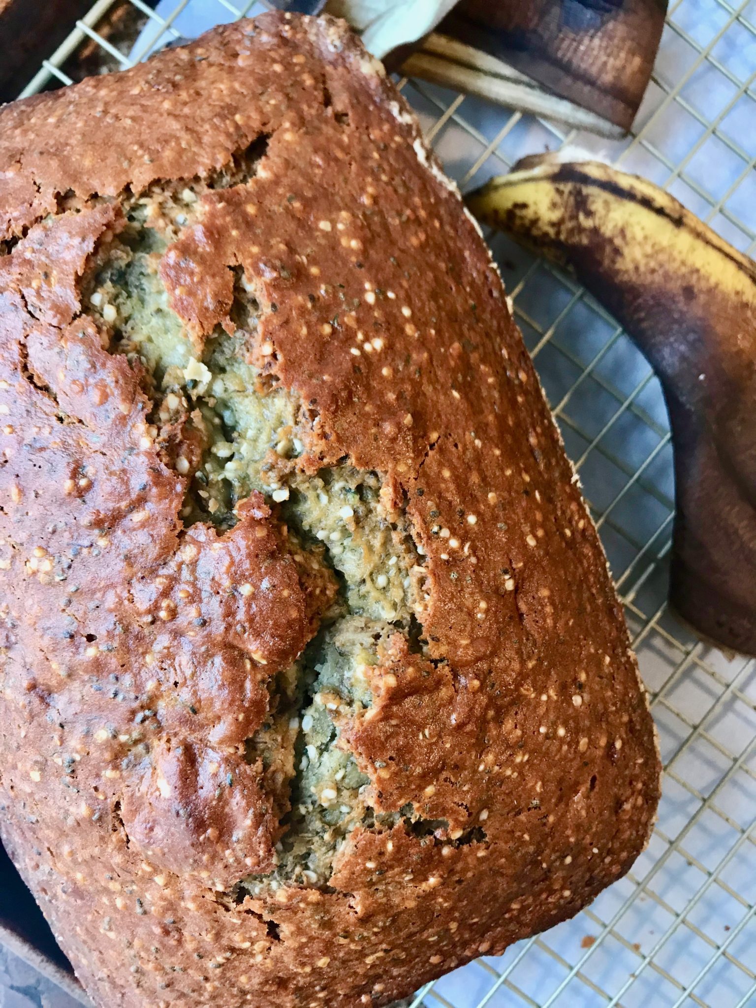 Super Easy Vegan Banana Bread Recipe (Nut Free) Slice of Jess