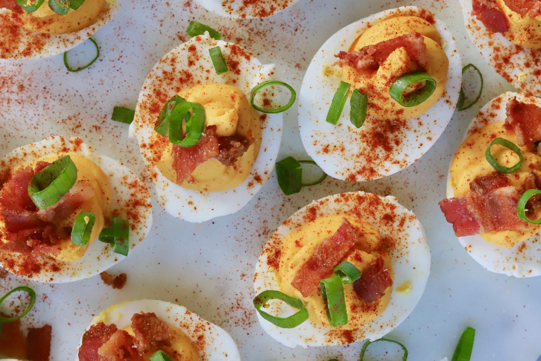 Upgrade Your Classic Deviled Eggs with Sweet Potatoes Slice of Jess