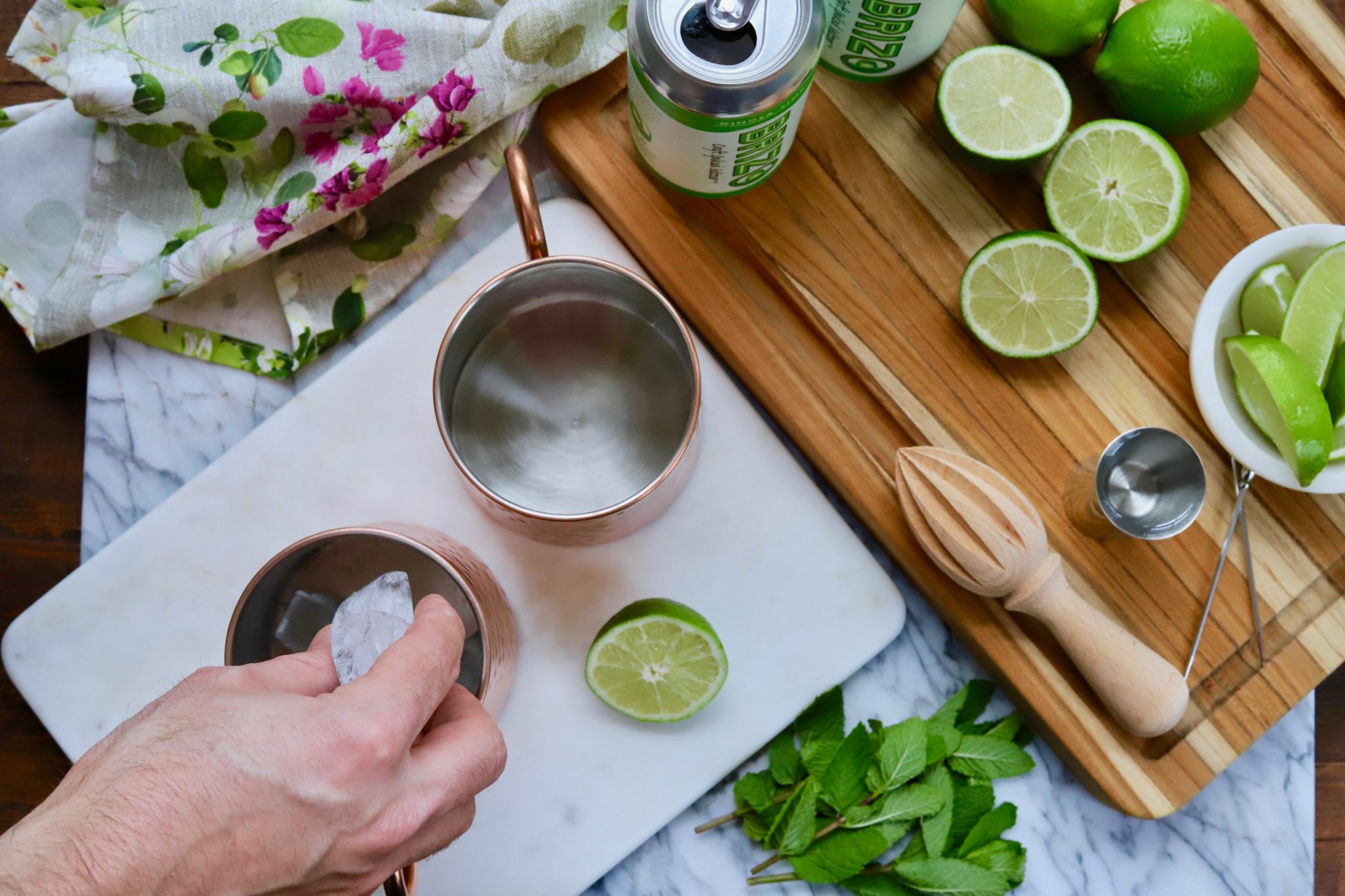 Moscow Mule Recipe Made With Brizo Craft Spiked Seltzer Slice of Jess
