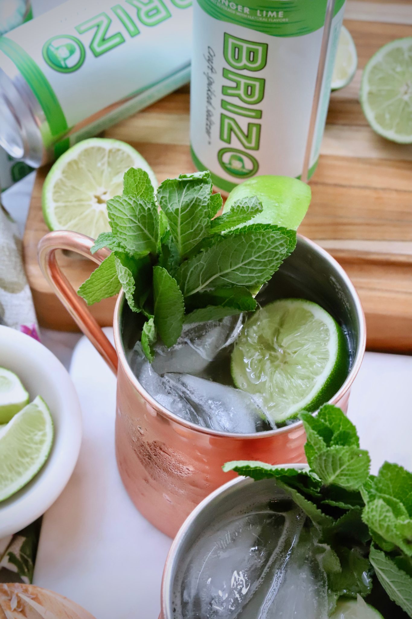 Moscow Mule Recipe Made With Brizo Craft Spiked Seltzer Slice of Jess