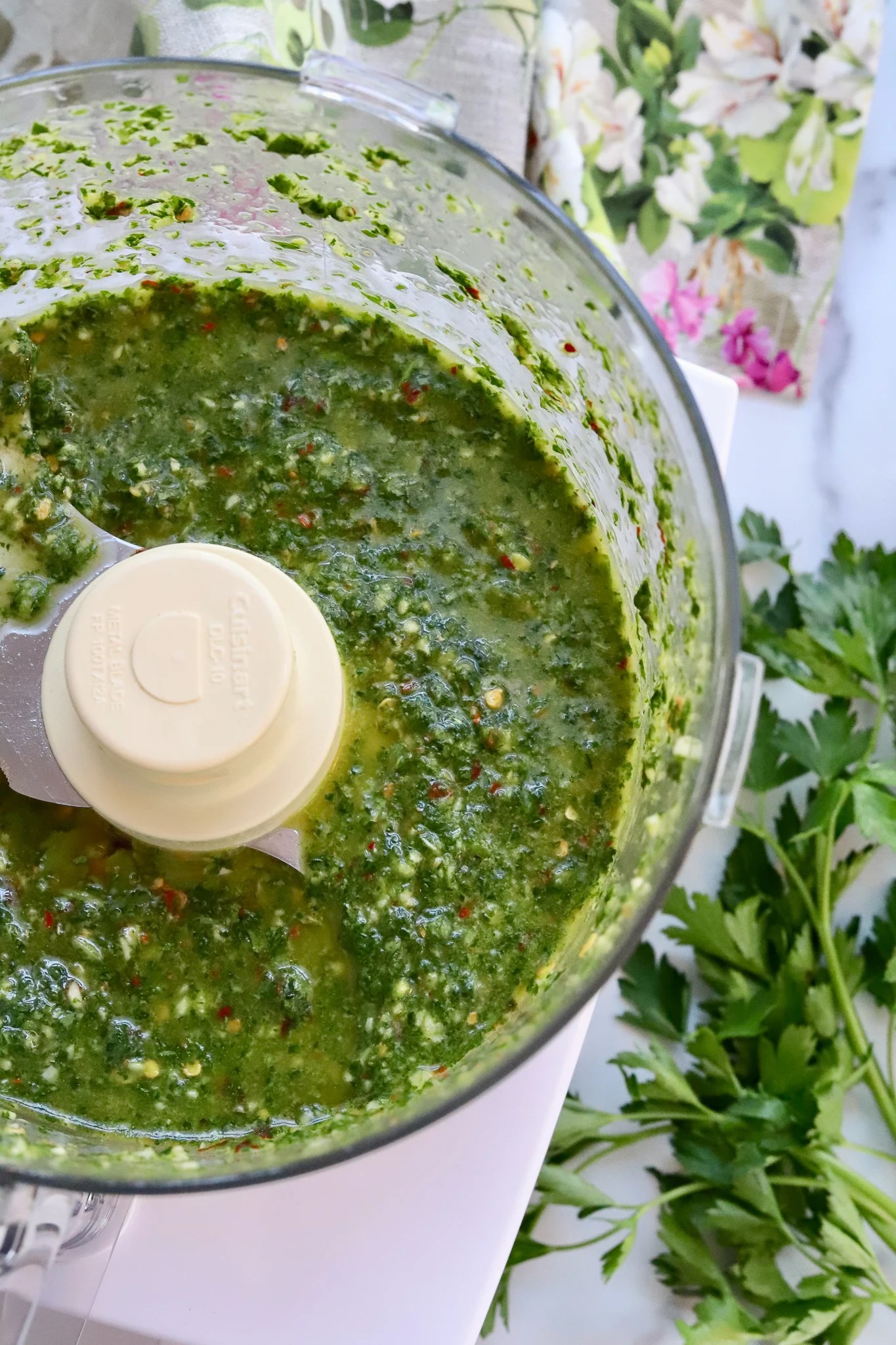 South American Parsley and Cilantro Chimichurri Slice of Jess