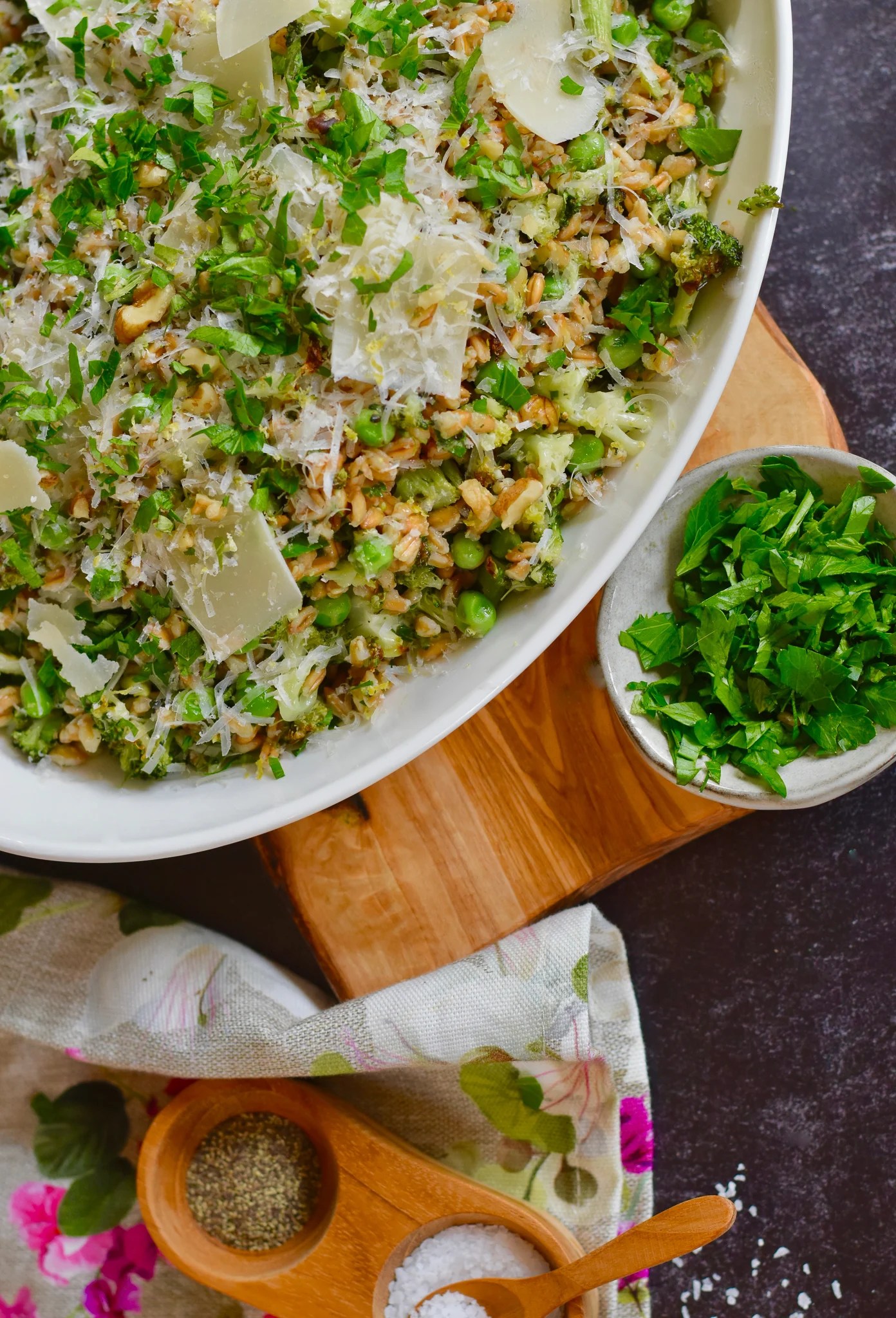 One of the Easiest Farro Salad Recipes Slice of Jess
