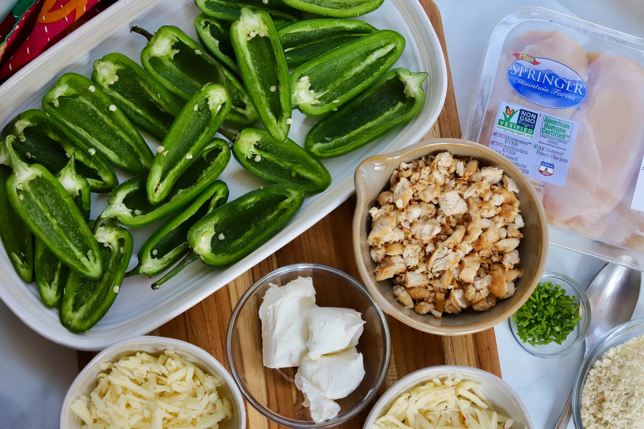 Jalapeño Popper Recipe Stuffed with Cheesy Chicken Slice of Jess