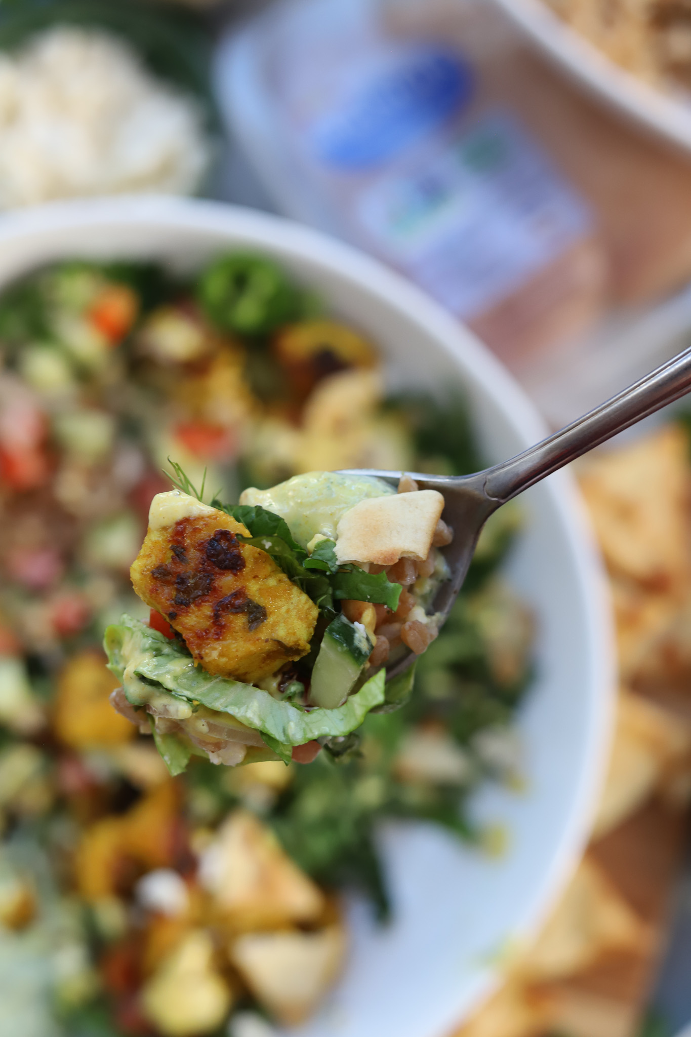 Healthier Green Goddess Salad Dressing Slice of Jess