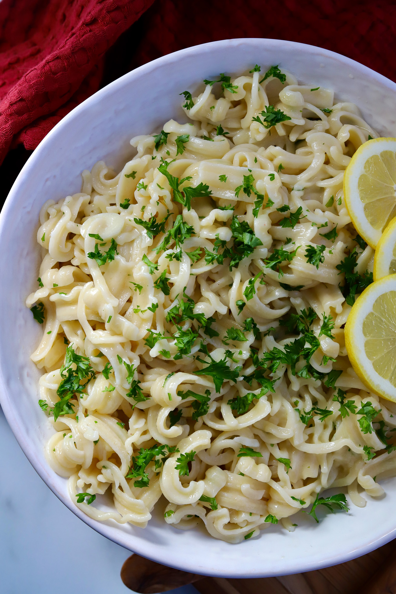 Lemon Garlic Butter Noodles Slice of Jess