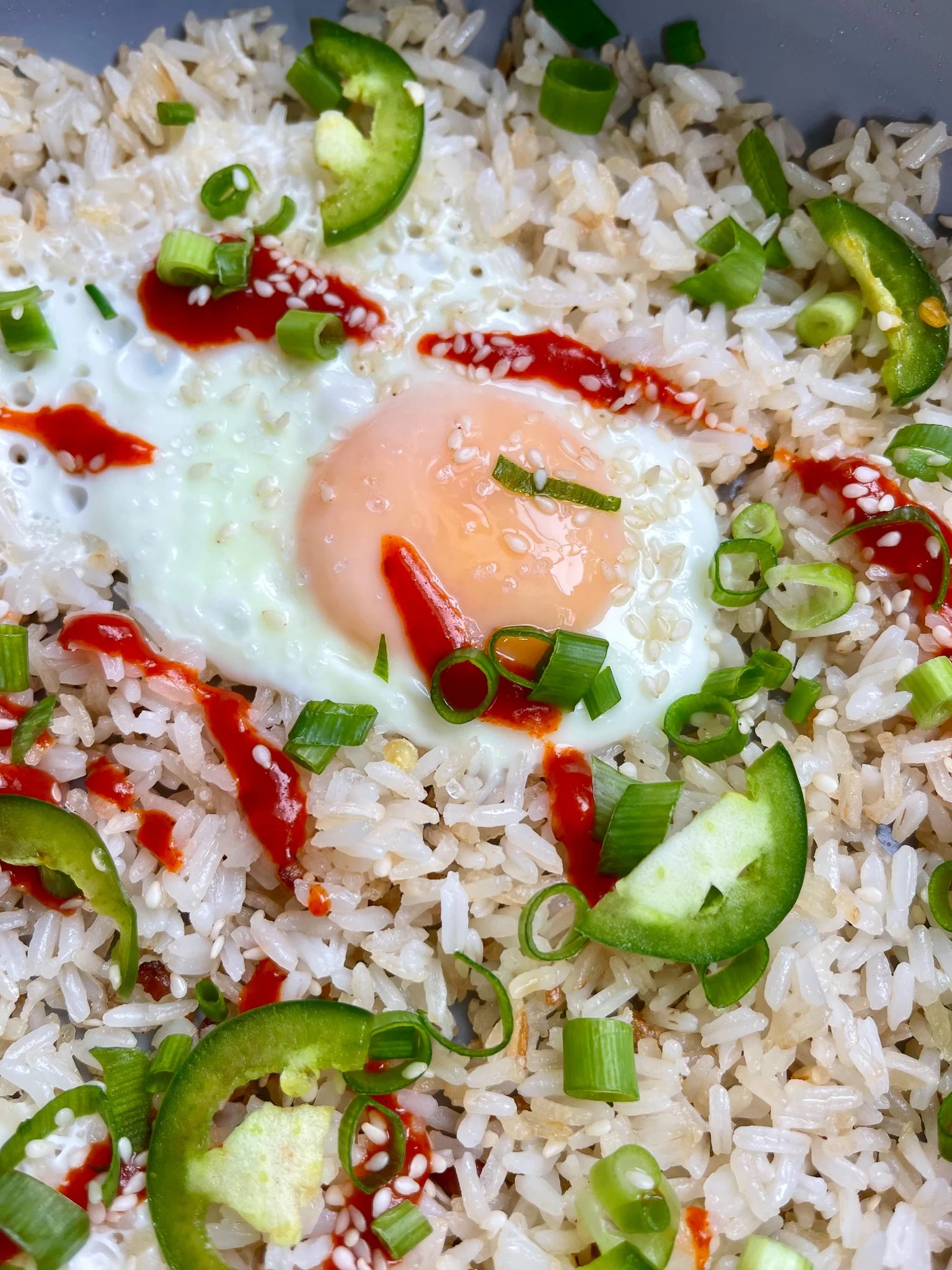 Crispy Sushi Rice with Sunny Eggs Slice of Jess