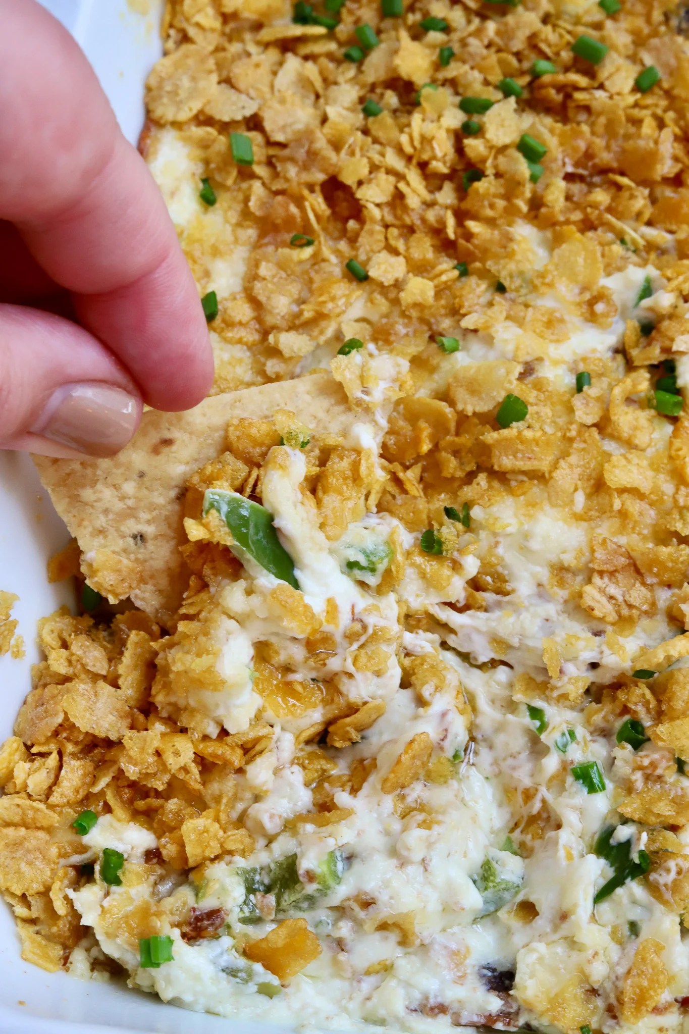 Shredded Chicken Jalapeño Poppers Dip Slice of Jess