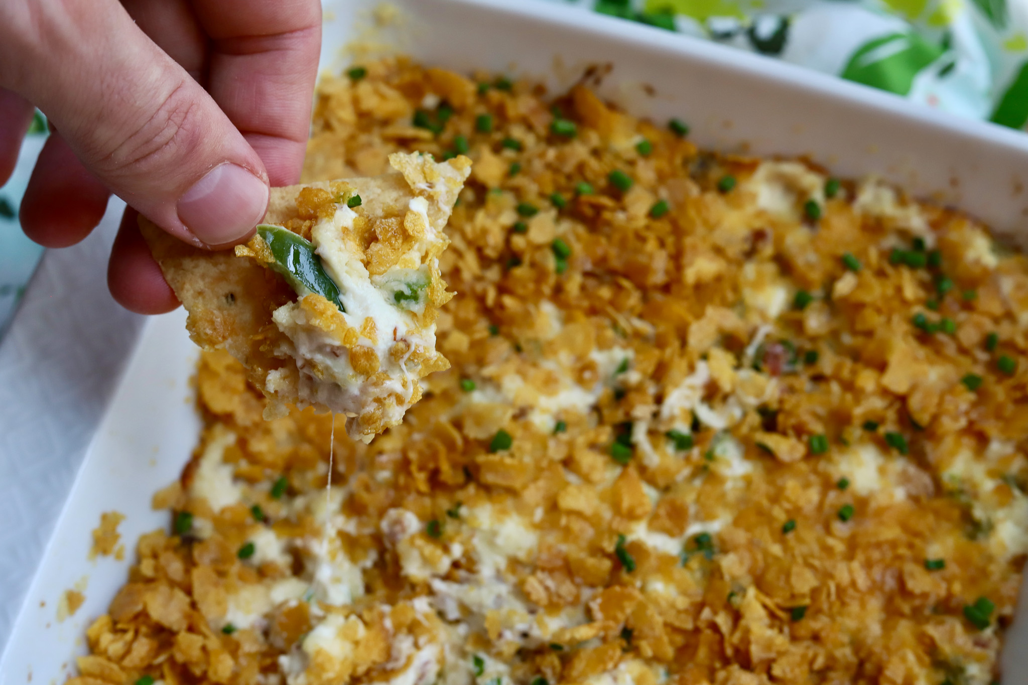 Shredded Chicken Jalapeño Poppers Dip Slice of Jess