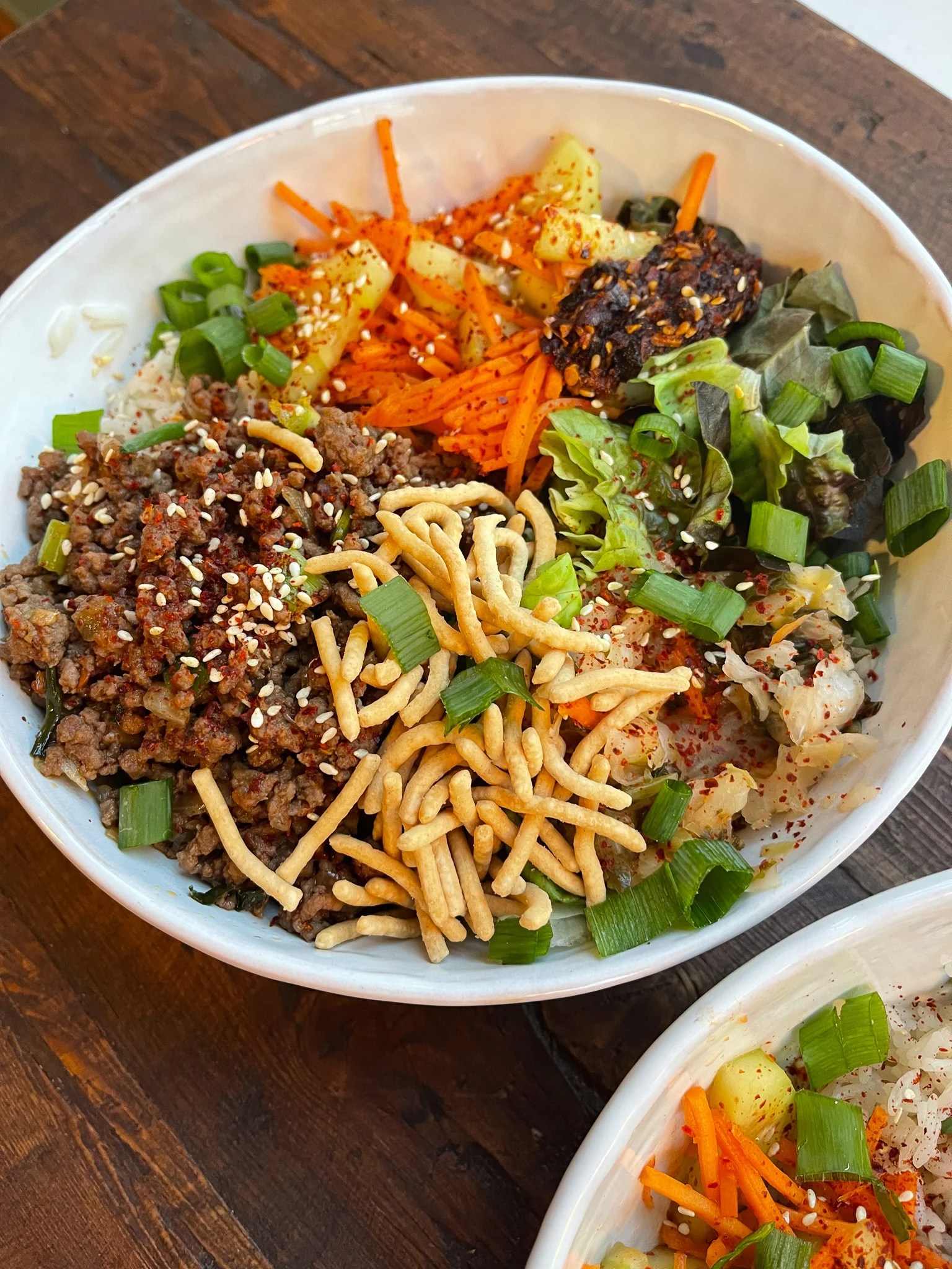 Ground Beef Bulgogi Bowls with Pickled Veggies Slice of Jess
