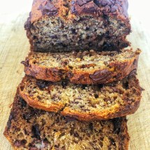 Nem banankage med chokolade